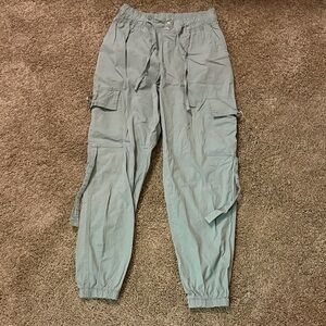 Women's Casual Gray Cargo Pants